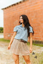 Load image into Gallery viewer, Lingo Lace Skort Bone