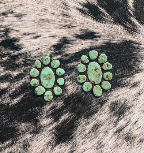 Medium Mint Clay Earrings