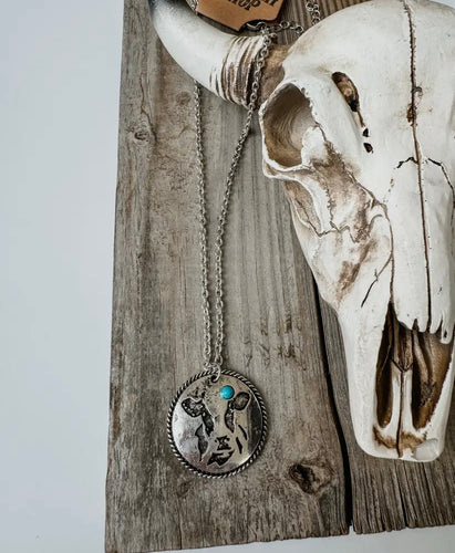 Western Cow Necklace