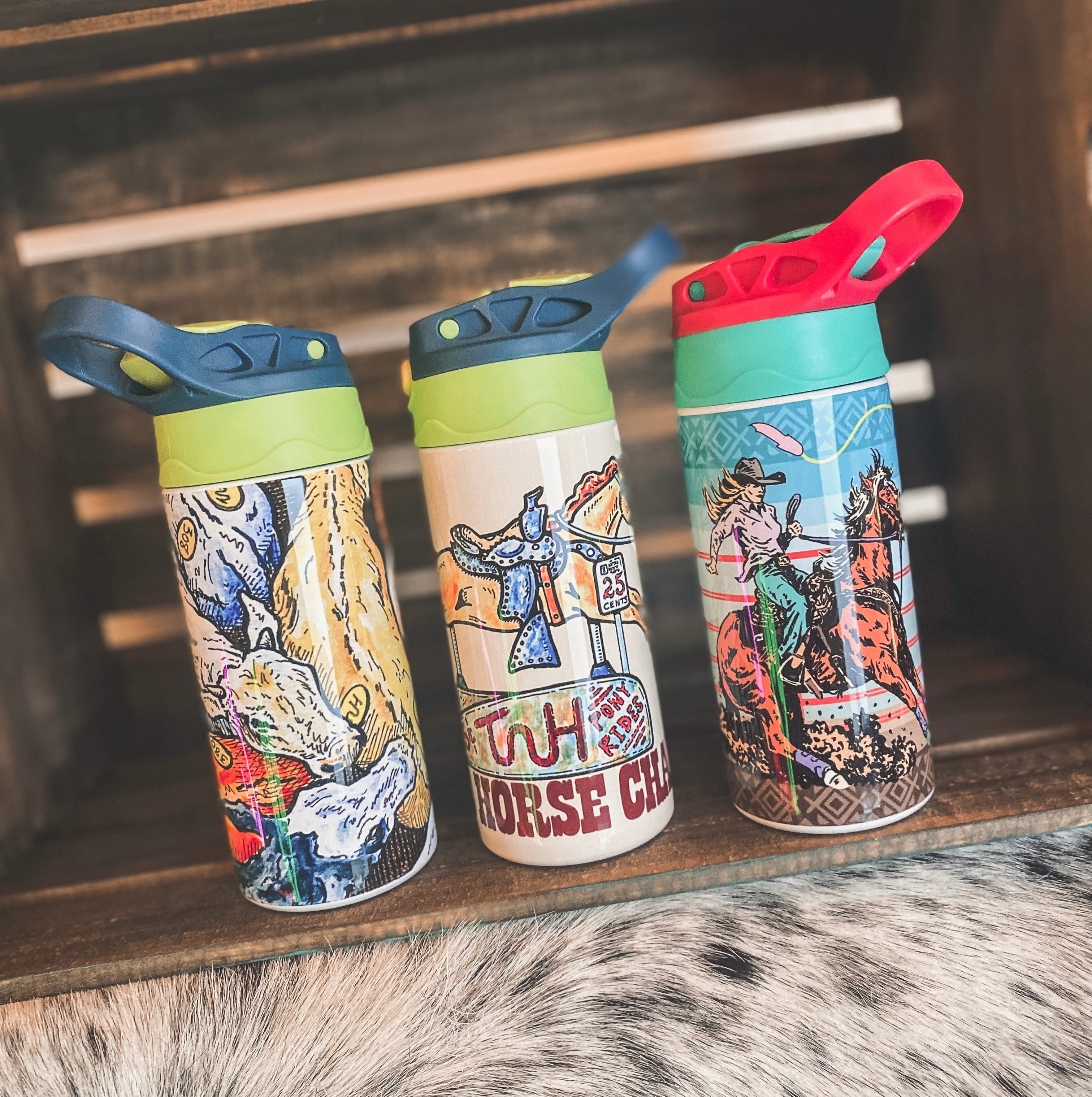 Western Inspired Kids Tumblers