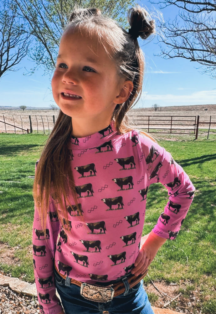 Cows Come Home Kids Mesh Top