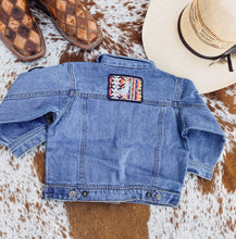 Load image into Gallery viewer, Vintage Cowboy Kids Denim Jacket