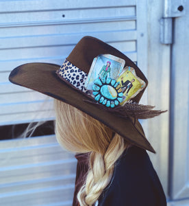 Ranchy Turquoise Hat Pin